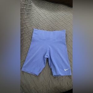 Nike Women's Blue Bike Shorts